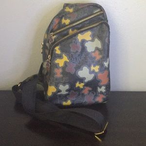 Tous leather backpack, black